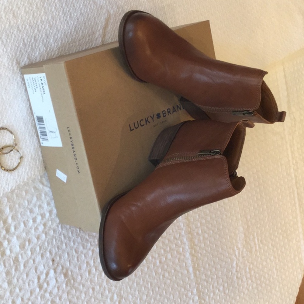 Lucky Basel Toffee Barillos ankle boot